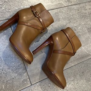 Tory Burch Dorese High Heel Vicuna Color Booties